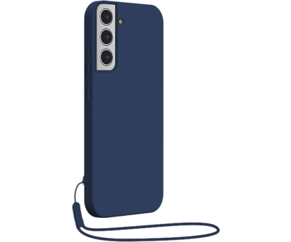 Etui do telefonów BIGBEN Etui z paskiem do SAMSUNG S22+ NIEBIESKI